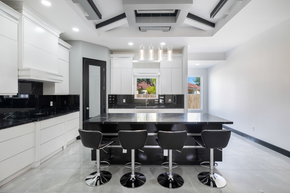 a luxury dining space